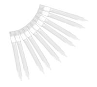 Générique Marqueurs Rechargeables Vides Blancs pour Œuvres de Graffiti Design Polyvalent en Fibre et PP Lot de 10 et Espace Créatif
