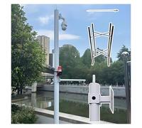 Générique Mât de caméra de Surveillance résistant aux intempéries, Colonne de Montage Verticale segmentée, Poteau et Support de caméra de 3 m, Poteau en Acier galvanisé a