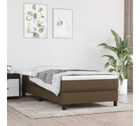 Générique Matelas à Ressorts ensachés 120x190 cm, fermeté Moyenne, Marron foncé, 20 cm d'épaisseur, Tissu Respirant Durable, Mousse Confortable pour Un Soutien Optimal et Un Sommeil