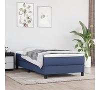 Générique Matelas à Ressorts ensachés 80x200x20 cm, Tissu Bleu Respirant, fermeté Moyenne, Soutien Durable pour Dos et Ventre