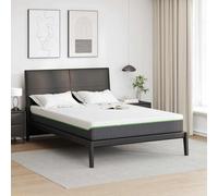 Générique Matelas Blanc et Gris 140 x 190 cm Tissu Jacquard avec Ressorts Ensachés et Mousse à Mémoire de Gel, Confort Moderne à Soutien 7 Zones pour Un Sommeil Paisible