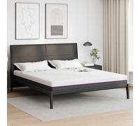 Générique Matelas en Mousse à Mémoire de Forme 200x200 cm, Blanc et Gris, Tissu Jacquard, Fermeté Moyenne pour Chambre