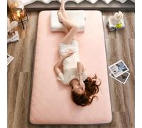 Générique Matelas Futon Japonais 90x200 120x200 180x200, Tapis Tatami Épais Antidérapant Matelas Pliable pour Les Voyages, Les Invités, Le Camping, Les Résidences Étudiantes,Rose,150x200cm