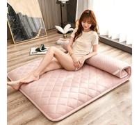 Générique Matelas Futon Japonais en Coton, Tapis Tatami Pliable | Matelas De Sol Japonais, Tapis De Couchage Enroulable Doux Et Respirant, Antidérapant Pour Chambres D'amis,Au Sol