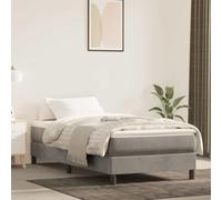 Générique Matelas Lit Velours 100x220x20 cm, Ressorts Ensachés Fermeté Moyenne, Tissu Doux Confortable avec Mousse Absorbant Les Chocs, Idéal pour Dormeurs sur Le Dos et Le Ventre