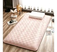 Générique Matelas Tatami Enroulable De 5 Cm D'Épaisseur Futon Japonais | Matelas De Sol Pliable Et Antidérapant Tapis De Couchage Doux Et Respirant Pour Chambres D'amis Et Dortoirs