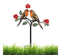 Générique Metal Bird Garden Stake, Weather Resistant Yard Decor for Outdoor