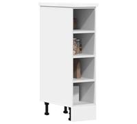 Générique Meuble Bas Riga Blanc 20 x 44,5 x 81,5 cm Bois d'ingénierie Meubles Armoires & Meubles de Rangement Meubles de Cuisine (Poids 12.6KG)