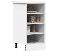 Générique Meuble Bas Riga Blanc 40 x 44,5 x 81,5 cm Bois d'ingénierie,Meubles de Cuisine,854202