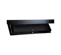 Générique Meuble Plus Tiroir Secret Étagère 15,74 × 2,83 Pouces avec Compartiment Flottante dissimulée, Solution de Rangement Murale(Black)