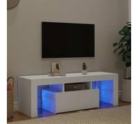 Générique Meuble TV avec lumières LED Blanc 120x35x40 cm,Meubles,Meubles TV,Blanc,23 KG,804346