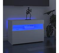 Générique Meuble TV avec lumières LED Blanc 60x35x40 cm,Meubles,Meubles TV,Blanc,13.12 KG,804409