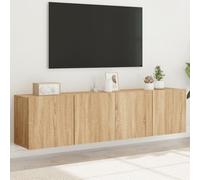 Générique Meubles TV muraux 2 pcs chêne Sonoma 80x30x41 cm,Meubles,Meubles TV,Brun,28.35 KG,836957