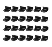 Générique Mini Acrylic Display - 24pc Floating Wall Shelf | Figure Holder | Collectible Figure Stand - 24pc Transparent Mounts | Double Sided Tape | Space Saving Storage For Toys, Models, Office, Bed