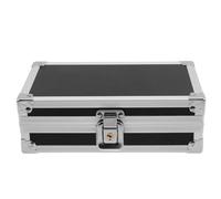 Générique Mini Boîte à Outils Multifonctionnelle en Alliage D'aluminium | Organisateur Portable, Espace Interne Réglable, Surface Élégante, pour Salon et Bureau, Usage Électronique