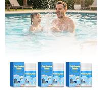 Générique Mini Pastilles Piscine,Clarifie l'eau Trouble ou voilée de la Piscine ; Formule à Dissolution Lente et à Action Rapide pour Les piscines Hors Sol et enterrées