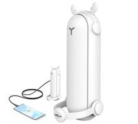 Générique Mini ventilateur personnel, ventilateur portable | Petit à main 3 en 1,Ventilateur personnel pliable avec batterie externe, fonction lampe de poche, de bureau Rechargeable par