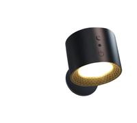 Générique miro france Lampe murale LED sans fil Applique Murale Intérieure avec Télécommande, Lampe Rotative 360° à Luminosité Réglable, Batterie 1800mAh Rechargeable, USB-C, Pour Chambre (Noir)