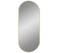 Générique Miroir Mural Doré 70x30 cm Ovale,Maison & Jardin, Décorations, Miroirs, Or (Poids 2.32KG)