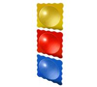 Générique Miroir Sensoriel Bulles - 25.4x25.4cm Miroir Acrylique | Lot de 3 Décoration Réfléchissante Jouet Tactile Visuel Salle Jeux hambre Enfant