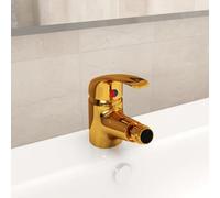 Générique Mitigeur de Bidet de Salle de Bain Doré 13x12 cm Quincaillerie Plomberie Équipements sanitaires Robinets (Poids 0.86KG)