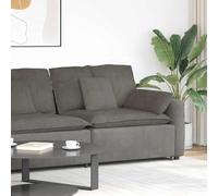 Générique Module Accoudoir Canapé Modulable Gris Clair 100 cm | Velours Côtelé, Structure Métallique, Installation Gauche ou Droite, Confort Ergonomique