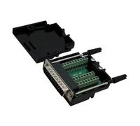 Générique Module de Carte Femelle DB25 25 Broches, Adaptateur sans Soudure connecteur de bornes pour Les Applications de Transmission, Adaptateur de Communication