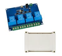 Générique Module de Relais à 4 canaux Actuel 12V 30mAh avec indicateurs LED pour Usage Domestique et Industriel Module de Relais de contrôle USB