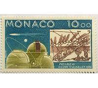 Générique Monaco 1986. Timbre de Collection Neuf Authentique No 1536. Astronomie, Passage de la comète de Halley