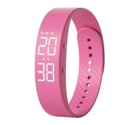 Générique Montre à réveil Vibrant,Bracelet en Silicone Rechargeable Rappel Silencieux - Réveil Vibrant au Poignet pour Dormeurs - pour Chambre trajets bibliothèque étudiants Ados Hommes
