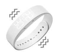 Générique Montre Vibrante Silencieuse - Design Moderne Fin Rechargeable,pour Dormeurs Lourds, Réveil Silencieux | pour Chambre trajets bibliothèque étudiants Ados Hommes
