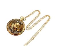 Générique Montres à Gousset pour Hommes | Bijou mécanique avec Drapeau américain | Vintage Montre à Gousset pour Collection,pour Collector Hommes Femmes Maison Voyage Bureau Anniversaire fête des