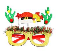 Générique Montures de lunettes colorées de célébration de noël, monture de lunettes de vacances pour les festivités de vacances, accessoires de fête de noël