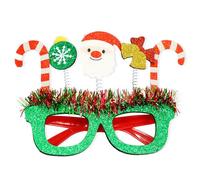 Générique Montures de lunettes colorées de célébration de noël, monture de lunettes de vacances pour les festivités de vacances, accessoires de fête de noël