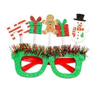 Générique Montures de lunettes colorées de célébration de noël, monture de lunettes de vacances pour les festivités de vacances, accessoires de fête de noël