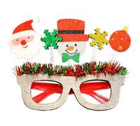 Générique Montures de lunettes colorées de célébration de noël, monture de lunettes de vacances pour les festivités de vacances, accessoires de fête de noël