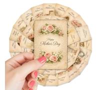 Générique Mothers Day Cards - Vintage Floral Set | 36 Blank Greeting Cards