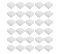 Générique Mouchoirs en Papier Blanc Épais Serviettes Jetables Hôtelière Paquet de 50 Usage Polyvalent en Pâte de Bois Bords Embossés pour Mariages et Fêtes