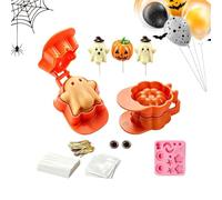 Générique Moule à Cake Halloween Moules de Cuisson pour Desserts de Fête | moules à sucettes festives pour boulangers parents amateurs professionnels fêtes cuisine événements