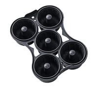 Générique Moule à Donuts - Moule en Silicone pour 5 Donuts ou Cakes,Antiadhésive pour Bagels Gâteaux Muffins Biscuits et Desserts de Cuisine