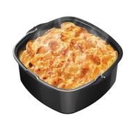 Générique Moule À Gâteau Air Fryer - 17.5x17.5x7cm À Gâteau Carré AntiadhéSif, Acier Et Aluminium De Qualité Alimentaire, Moule Individuel Soufflé Friteuse À Air, Accessoire Airs Fryer