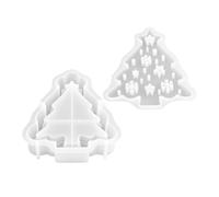 Générique Moule de Sapin de Noël Mignon Motif Flocon Étoile Antiadhésif