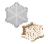 Générique Moule Silicone Flocon De Neige Moule Réutilisable Flocon Noël | Empreinte Pour Coupelle À Bijoux pour plateau de service, assiette à breloques, contenant, artisanat et création