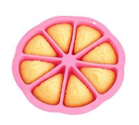 Générique Moules À Pizza En Silicone - Triangle antiadhésif 8 cavités,Plaques scones silicone - Pour Boulangers Débutants Professionnels Fêtes Vacances Réunions Soirée Familiale Événements