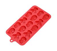 Générique Moules de cuisson Noël 15 cavités, démoulage aisé, alimentaire, | Moules En Silicone Fêtes Fabrication De Bonbons Pour cire argile savon artisanat dessert fondant gelée fête maison