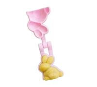 Générique Moules en Plastique antiadhésifs Flexibles de Forme Ronde, pour la Cuisson de Biscuits Chocolat, de Bonbons et de Desserts, Moule de Cuisine, poêle à gâteau antiadhésif