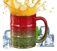 Générique Mug À Café En Céramique,Gobelet Rétro Dégradé Antidérapant Contenance 700 ml - Tasse À Café Grande Capacité | Pour maison études école bureau fêtes thé de l'après-midi réunions familiales