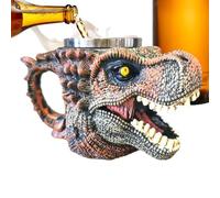 Générique Mug En 3D - Tasse Gothique Ergonomique En Forme De Crâne De Dinosaure | Mug à Café,pour Famille Amis Anniversaires Bureau Maison Voyage Extérieur Intérieur Thé