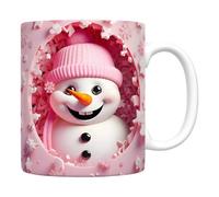 Générique Mugs à Café de Noël - Mugs De Noël En Céramique 3D - Vaisselle Boisson Design 3D avec Anse pour Chocolat Thé Cadeau Fêtes