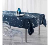 Générique Nappe de Noël Constellation Marine Argent 2m40 x 1m50 Anti Tache Infroissable